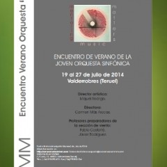Encuentro de Orquesta de Cámara MMM.    Del 23 al 26 de Julio 2014 con Miquel Rodrigo & Mª Carmen Mas Aroca