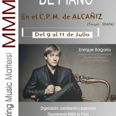 IV MMM! PIANO COURSE Summer 2017 with Enrique Bagaría