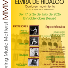 X CURSO DE CANTO “ELVIRA DE HIDALGO”. JULIO 2026